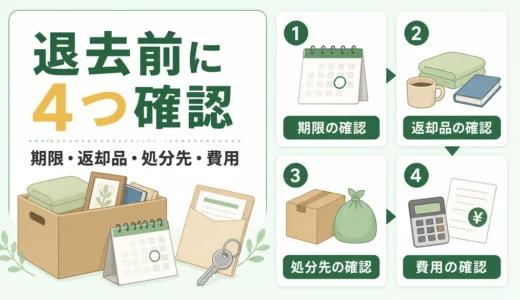 介護施設・老人ホーム退去時の不用品処分｜家族が確認する手順と費用