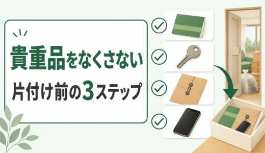 不用品回収前の貴重品チェックリスト｜紛失を防ぐ3ステップ